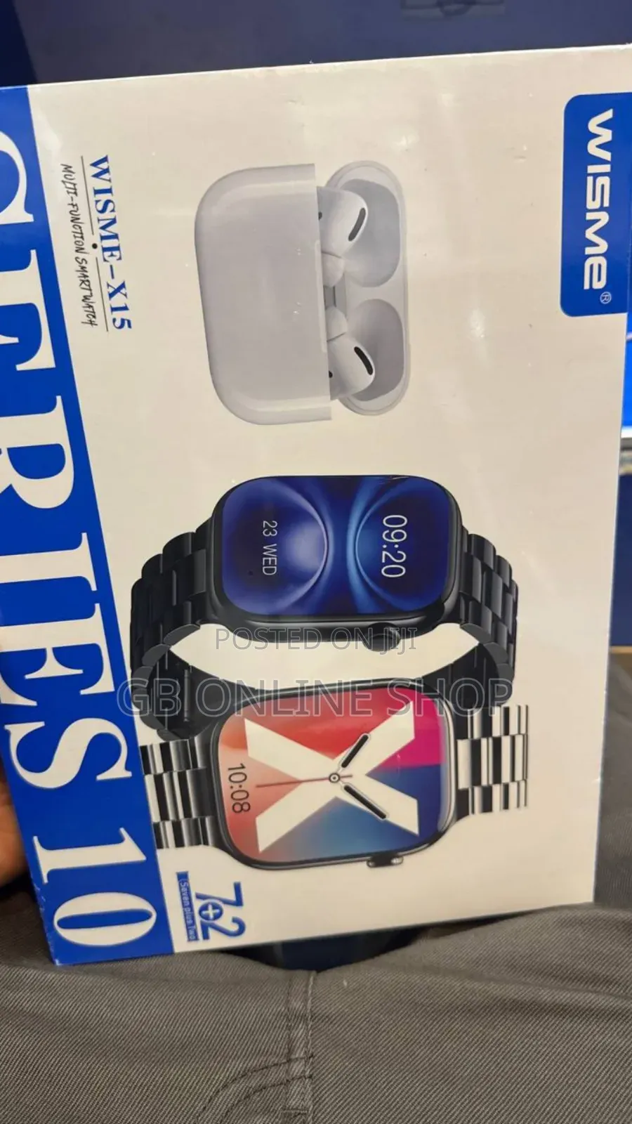 Wisme -X15 Serious 10 Smart Watch Combo