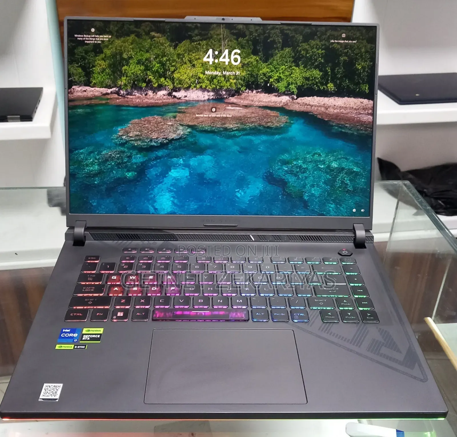 New Laptop Asus ROG Strix G15 16GB Intel Core I7 SSD 1T