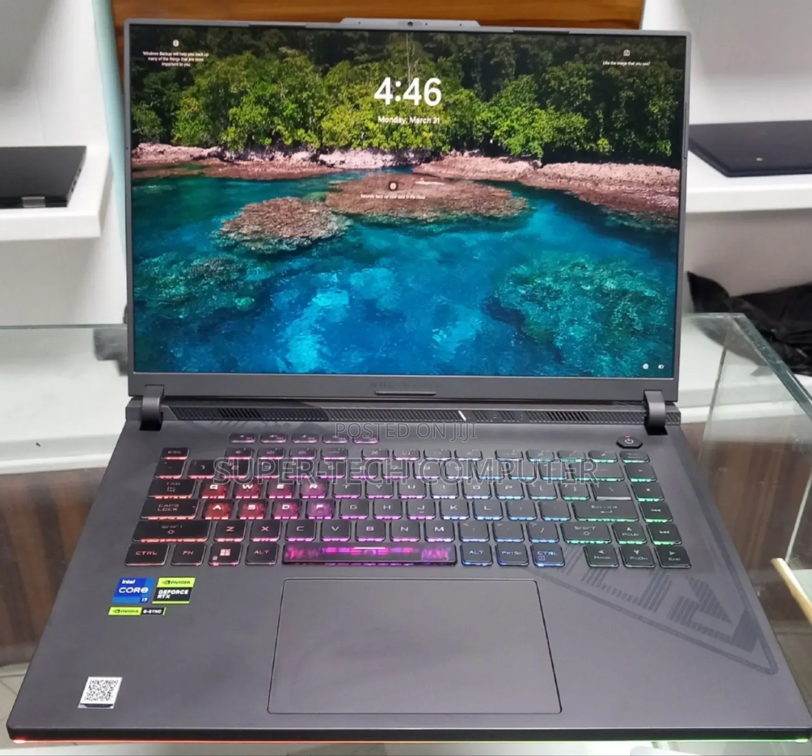 New Laptop Asus ROG Strix G16 G614 16GB Intel Core I7 SSD 1T