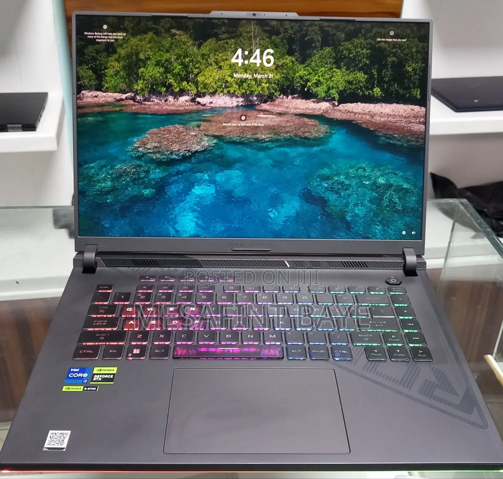 New Laptop Asus ROG Strix G15 16GB Intel Core I7 SSD 1T