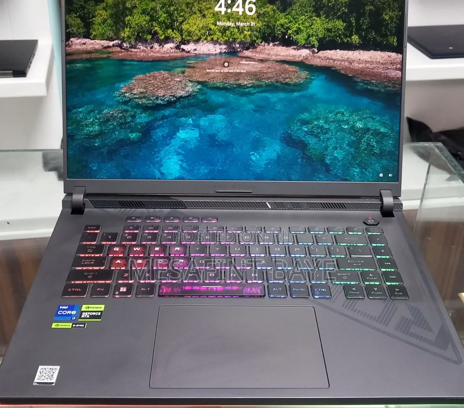 New Laptop Asus ROG Strix G15 16GB Intel Core I7 SSD 1T