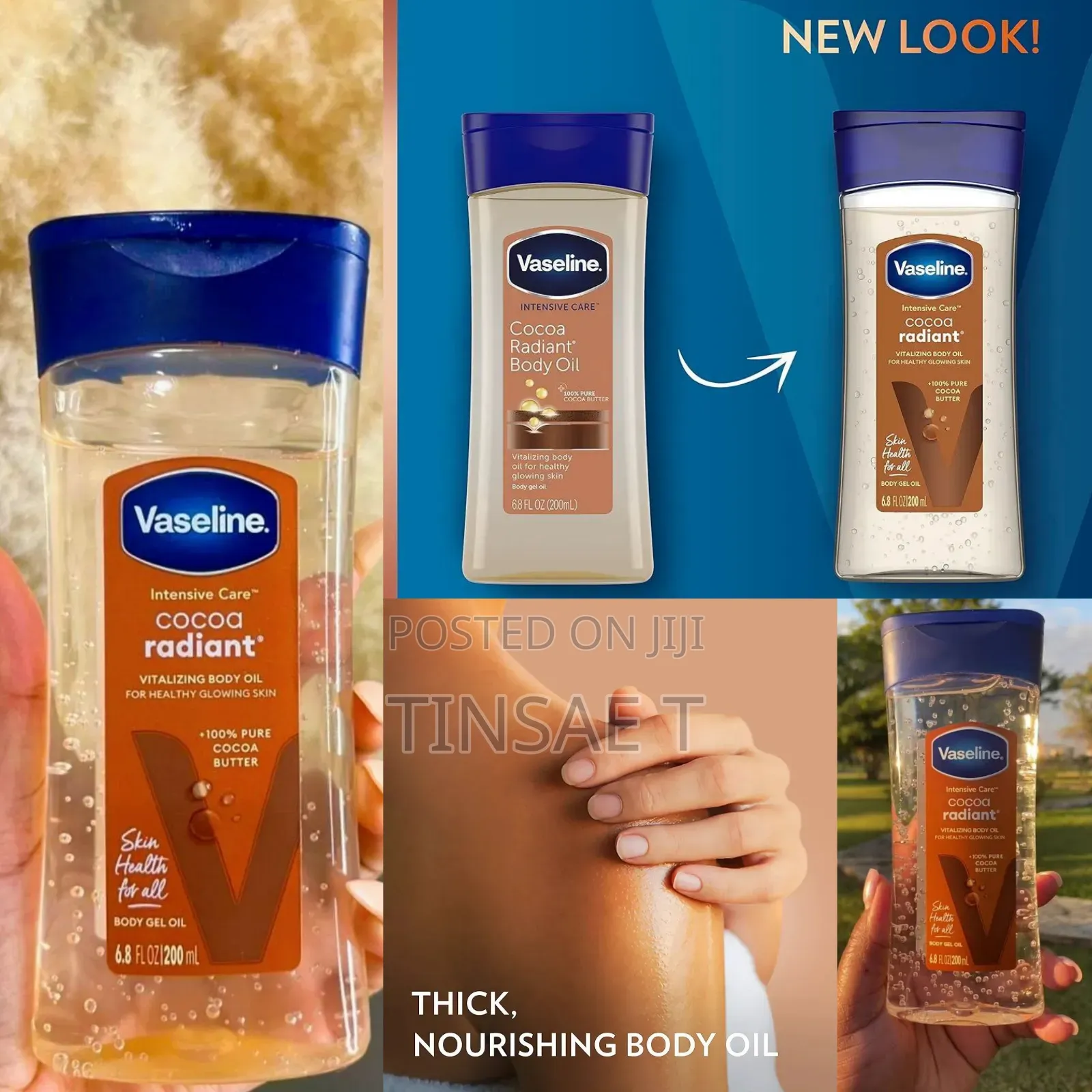 Vaseline Body Gel Oil