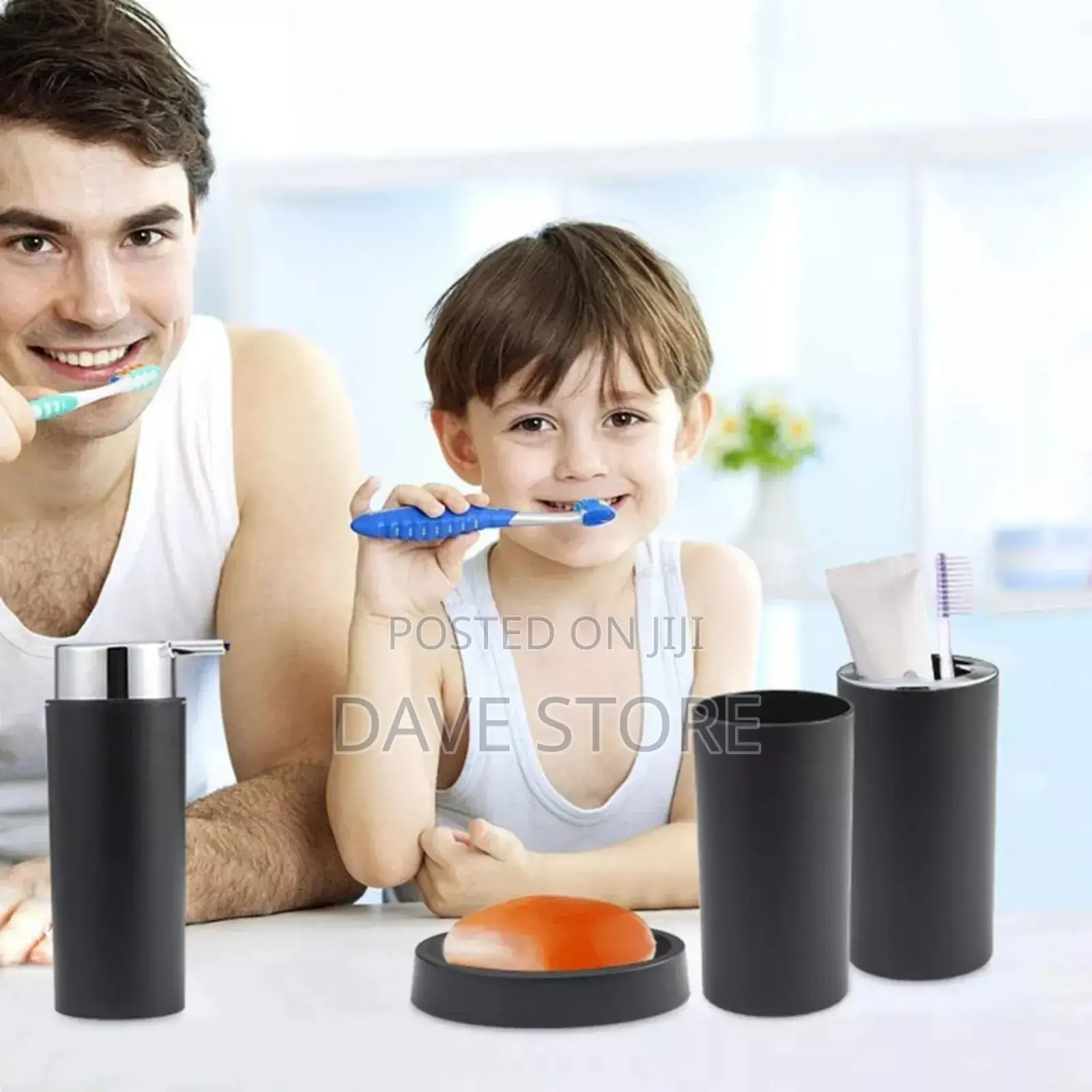 6 Pcs Bathroom Set