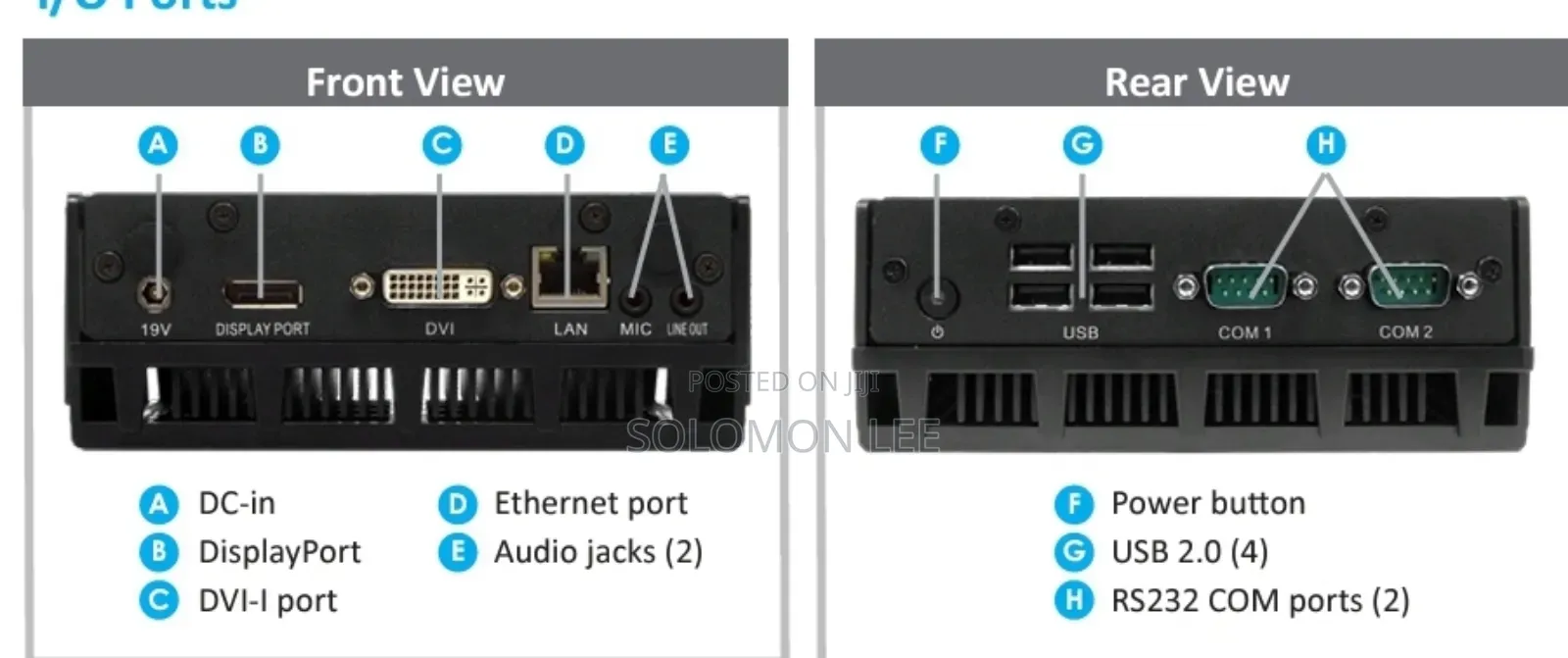 Desktop Computer 4GB HDD+SSD 32GB