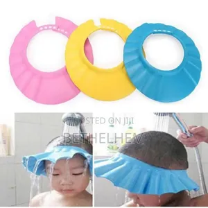  የጆሮ መሸፈኛ ያለው Baby Shower Cap
