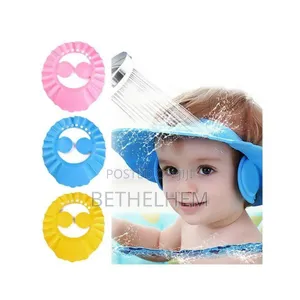  የጆሮ መሸፈኛ ያለው Baby Shower Cap
