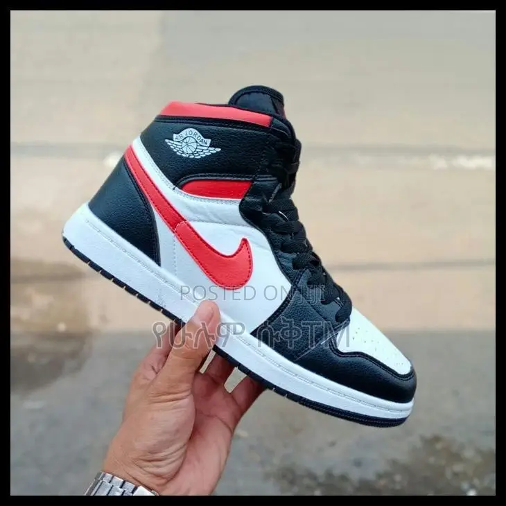 Original Air Jordan 1 Hi Retro Og ‘Red/Black/White’ Shoes