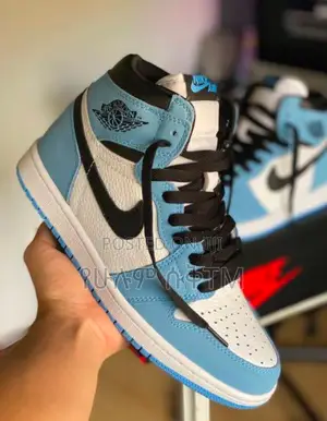 Original Air Jordan 1 High Retro Og ‘University Blue’ Shoes