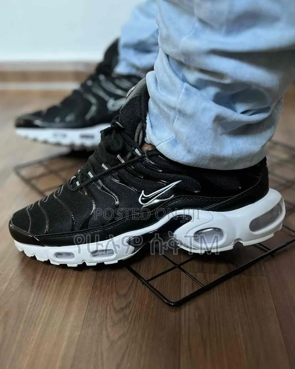 Original Nike Air Max Tn ‘Black/White’ Men’S Shoes