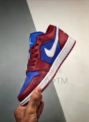 Photo - Original Air Jordan1 Low ‘Pomegranate Blue’ Shoes