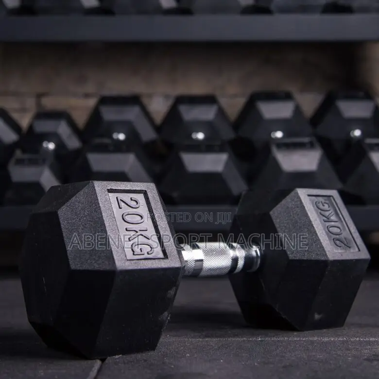 አዲስ የገቡ ለገበያ የቀረቡ ዘመናዊ Hexagonal Dumbbells