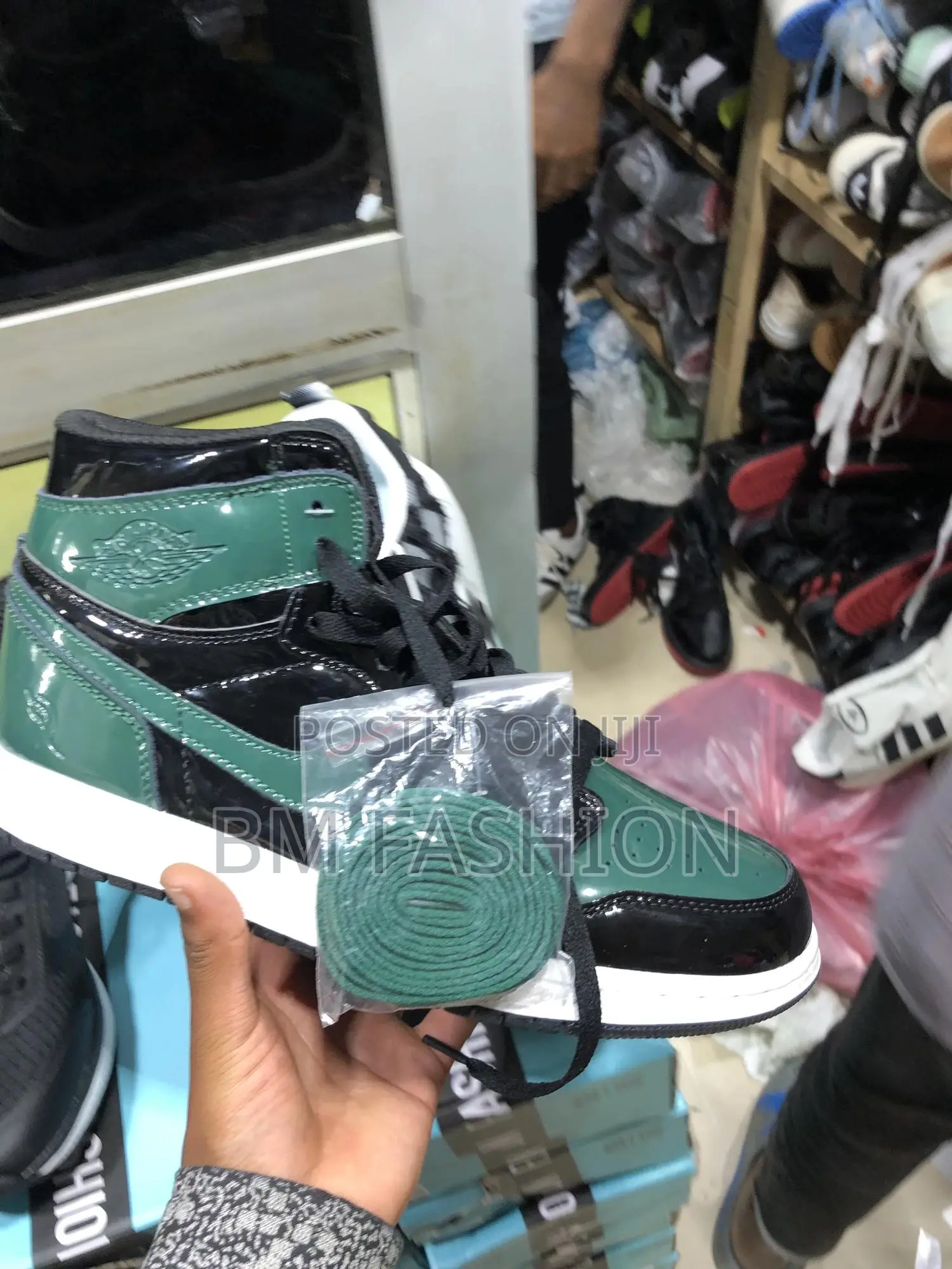 J1 Green Ankle Boots