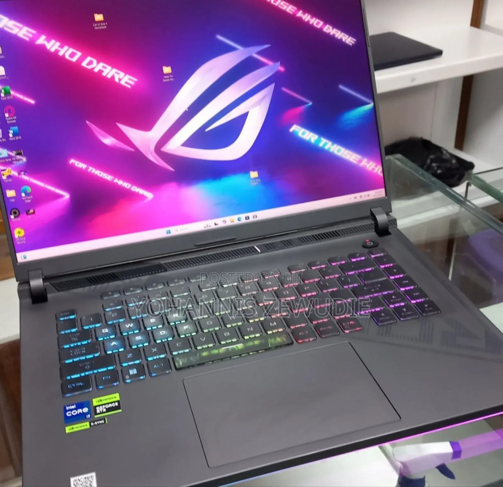 New Laptop Asus ROG Strix G16 G614 16GB Intel Core I7 SSD 1T