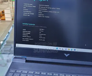 New Laptop HP Victus 16 16GB Intel Core I7 SSD 512GB