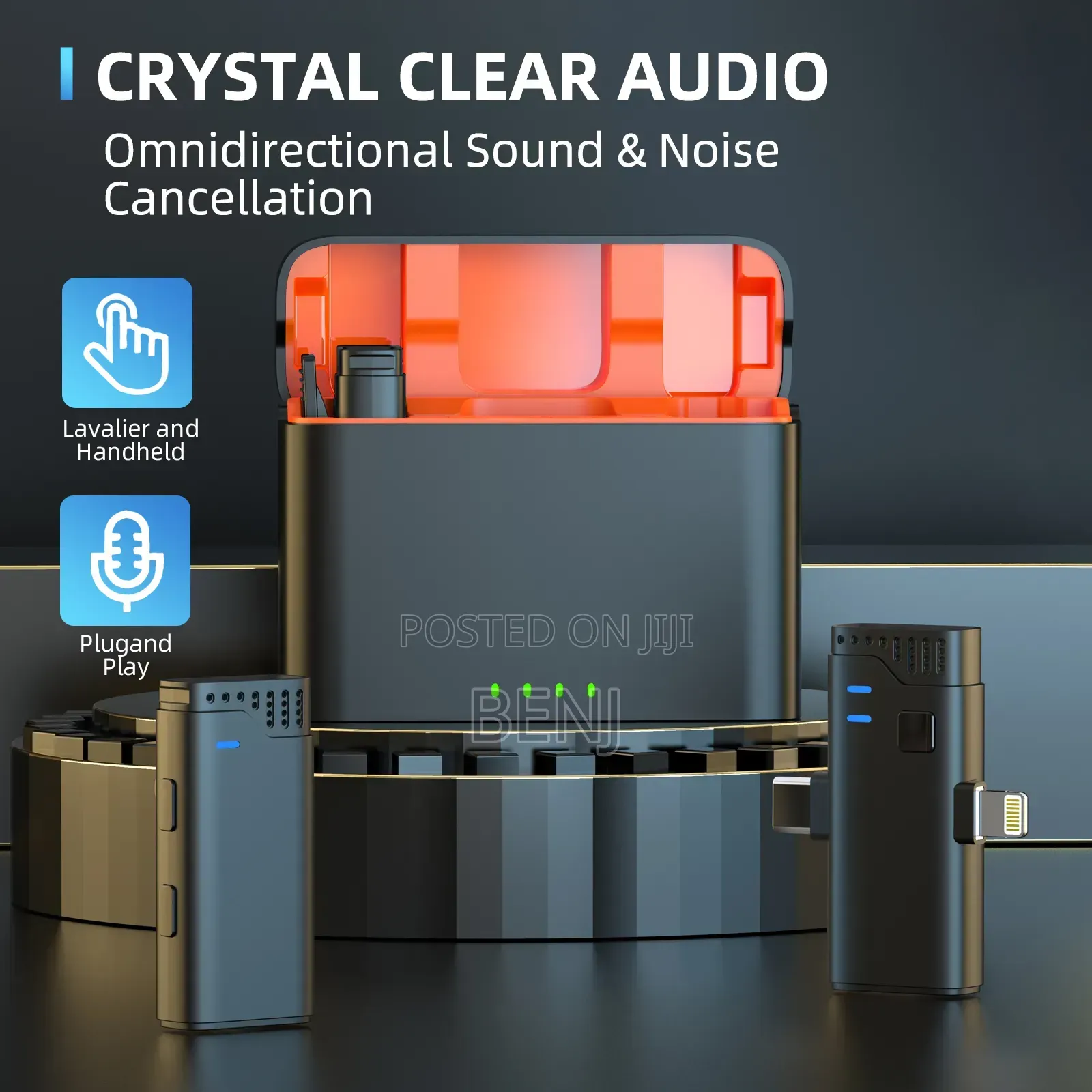 Jmary Mw-16 Dual Wireless Mic | Mobile Phone | Camera