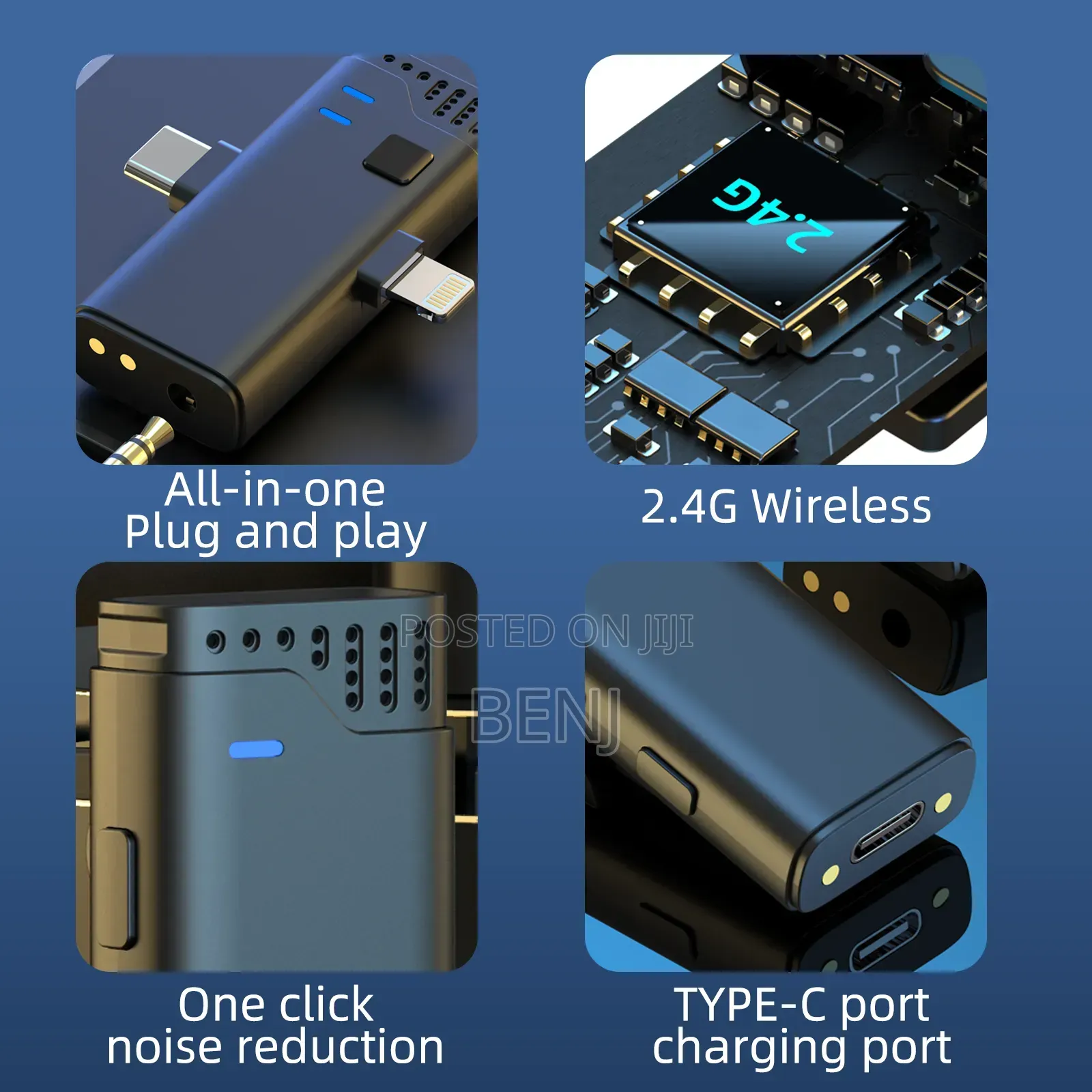 Jmary Mw-16 Dual Wireless Mic | Mobile Phone | Camera