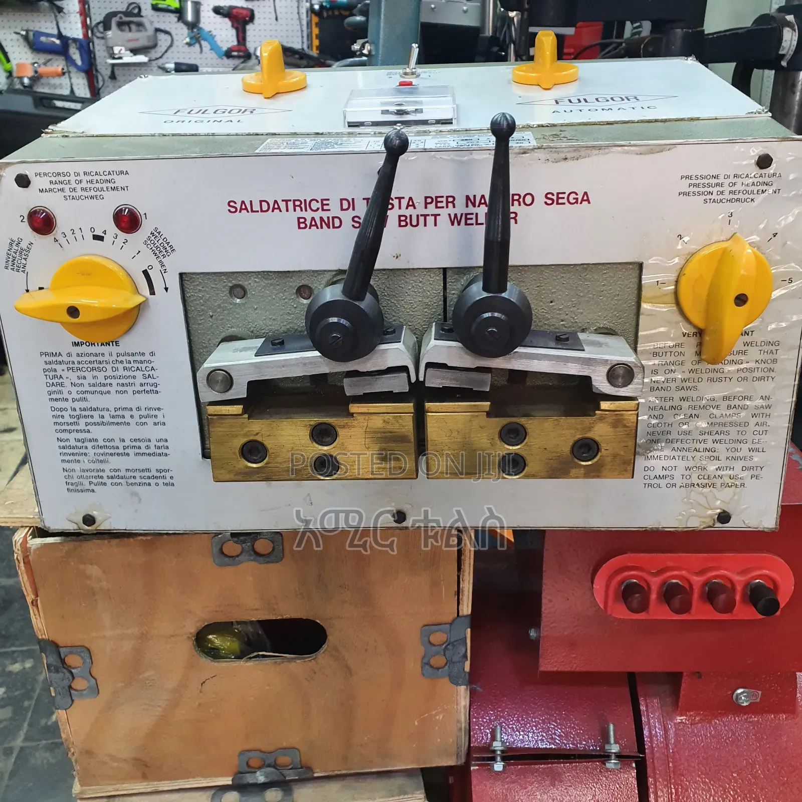 Welding Machine Fulgor Vc4 የብሪንታ ምላጭ መበየጃ