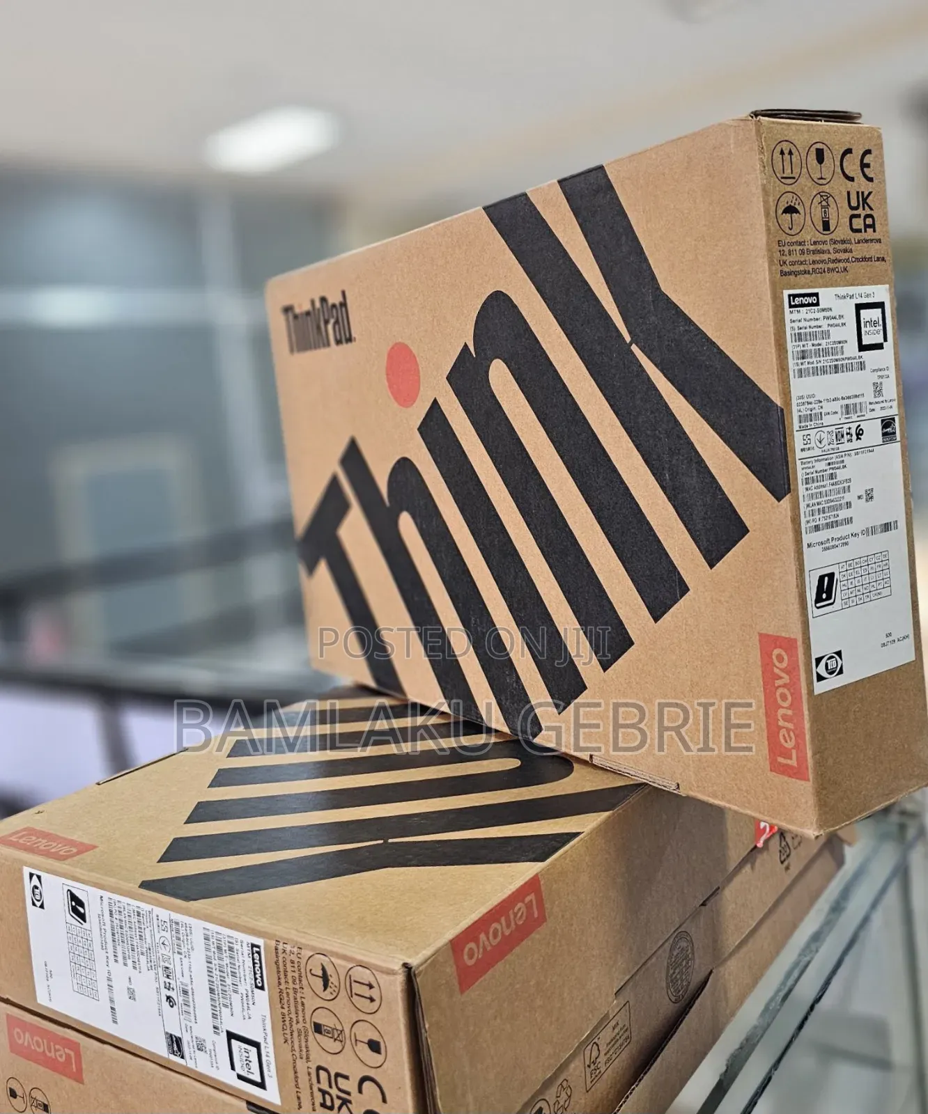 New Laptop Lenovo Thinkpad L14 16GB Intel Core I5 SSD 256GB