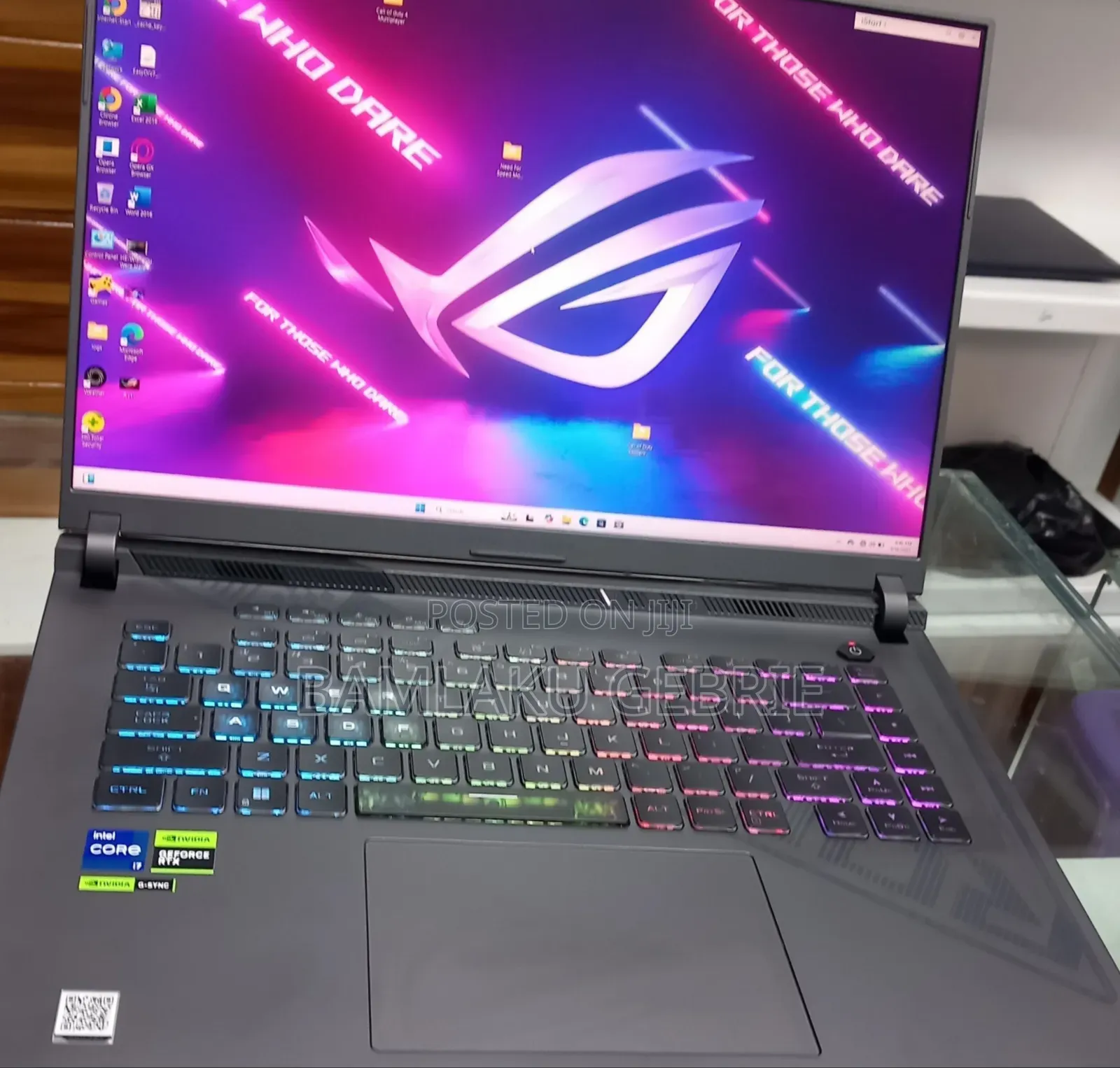 New Laptop Asus ROG Strix G15 16GB Intel Core I7 SSD 1T