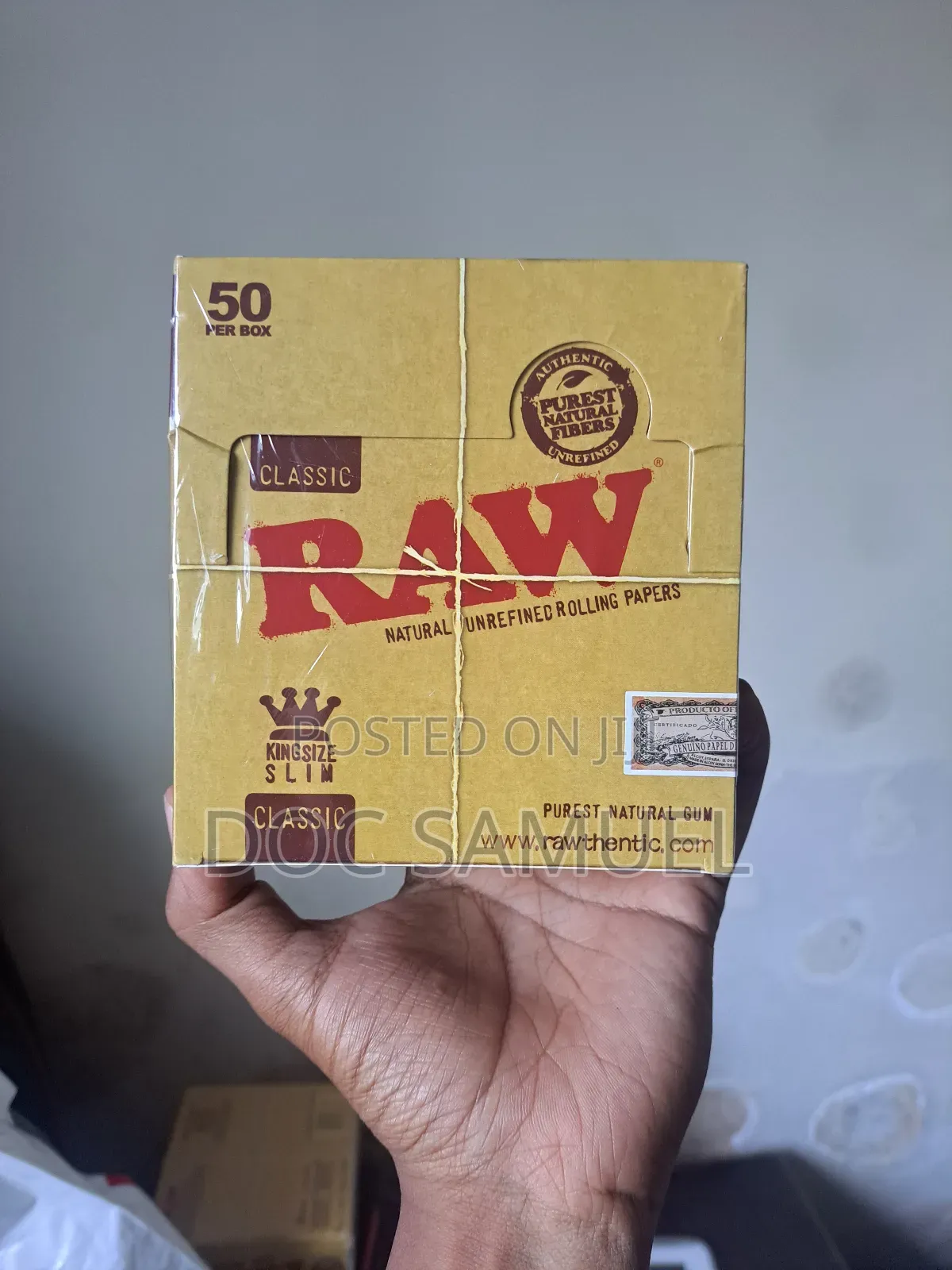 Raw ሪዝላ Rolling Paper