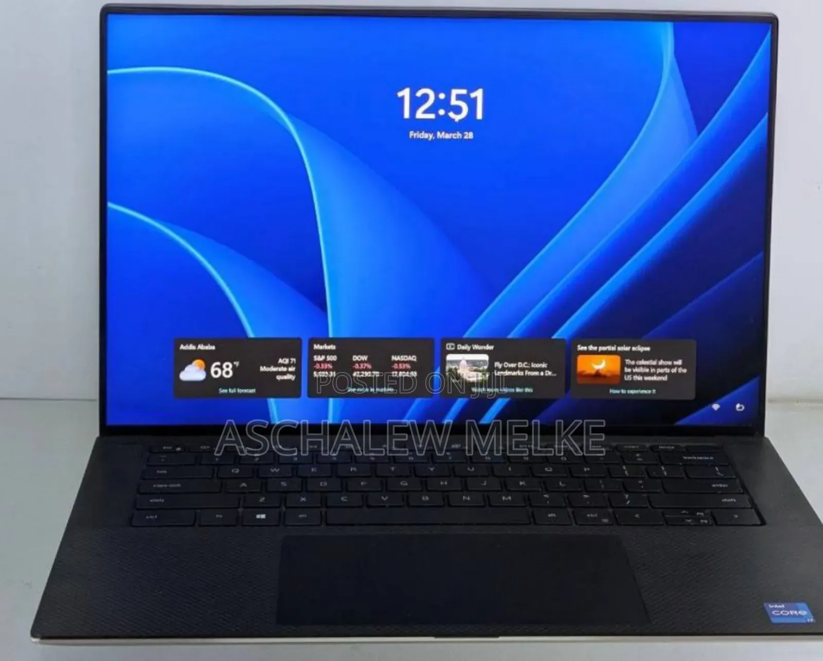 New Laptop Dell XPS 15 9510 16GB Intel Core I7 SSD 512GB