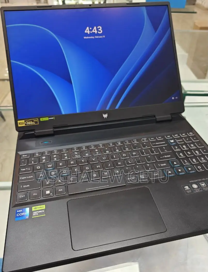 New Laptop Acer Predator Helios Neo 16 16GB Intel Core I9 SSD 1T