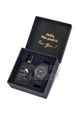 Polo Air Men's Wristwatch and Perfume Set