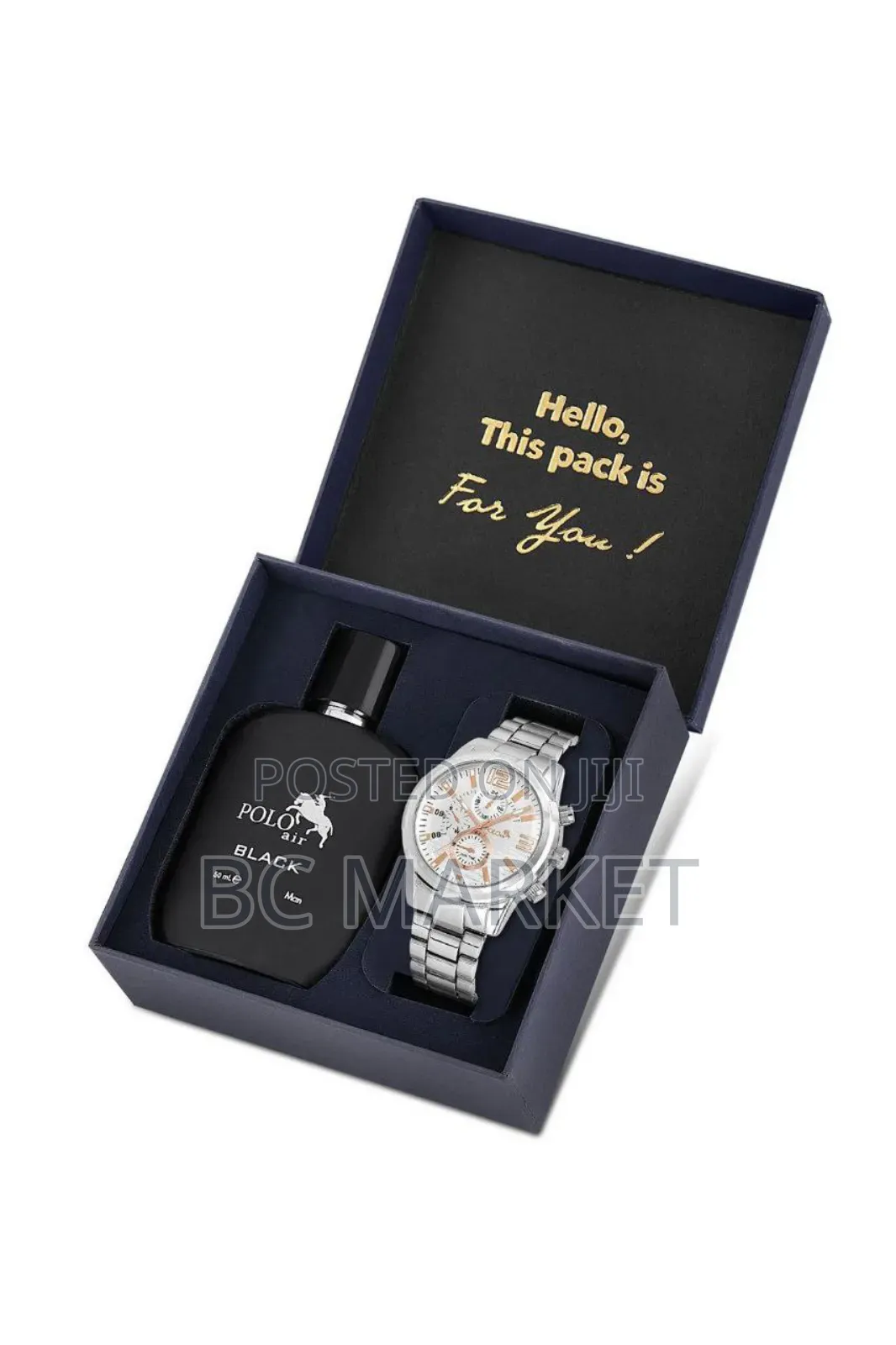 Polo Air Men's Wristwatch and Perfume Set