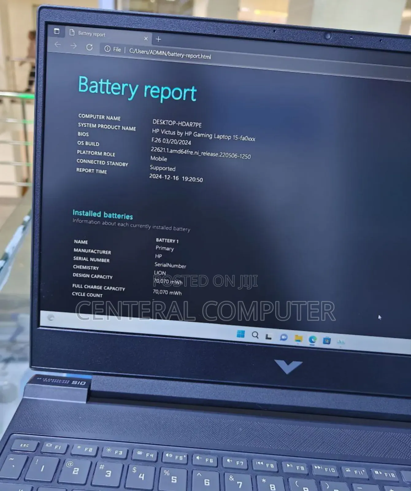 New Laptop HP Victus 15 16GB Intel Core I7 SSD 1T