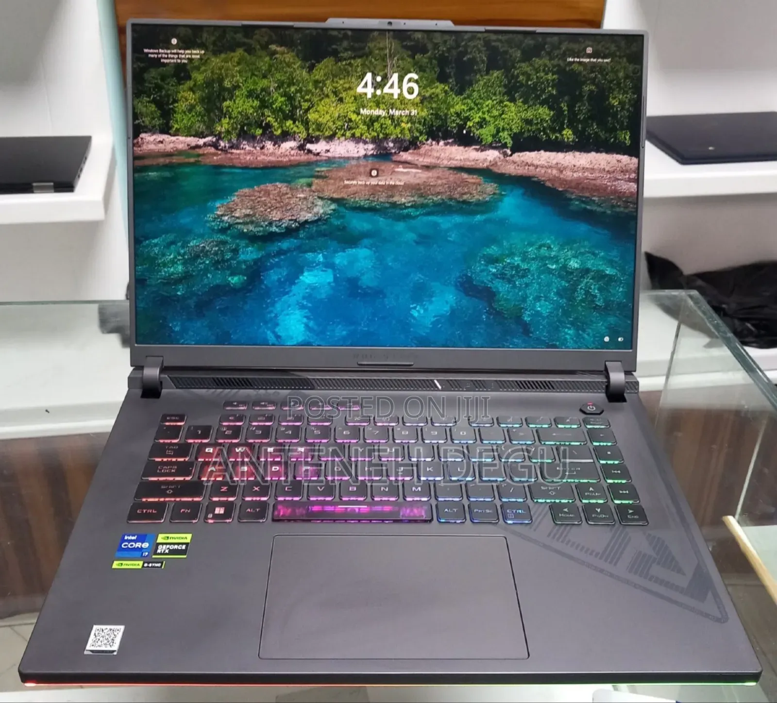 New Laptop Asus ROG Strix G16 G614 16GB Intel Core i7 SSD 1T