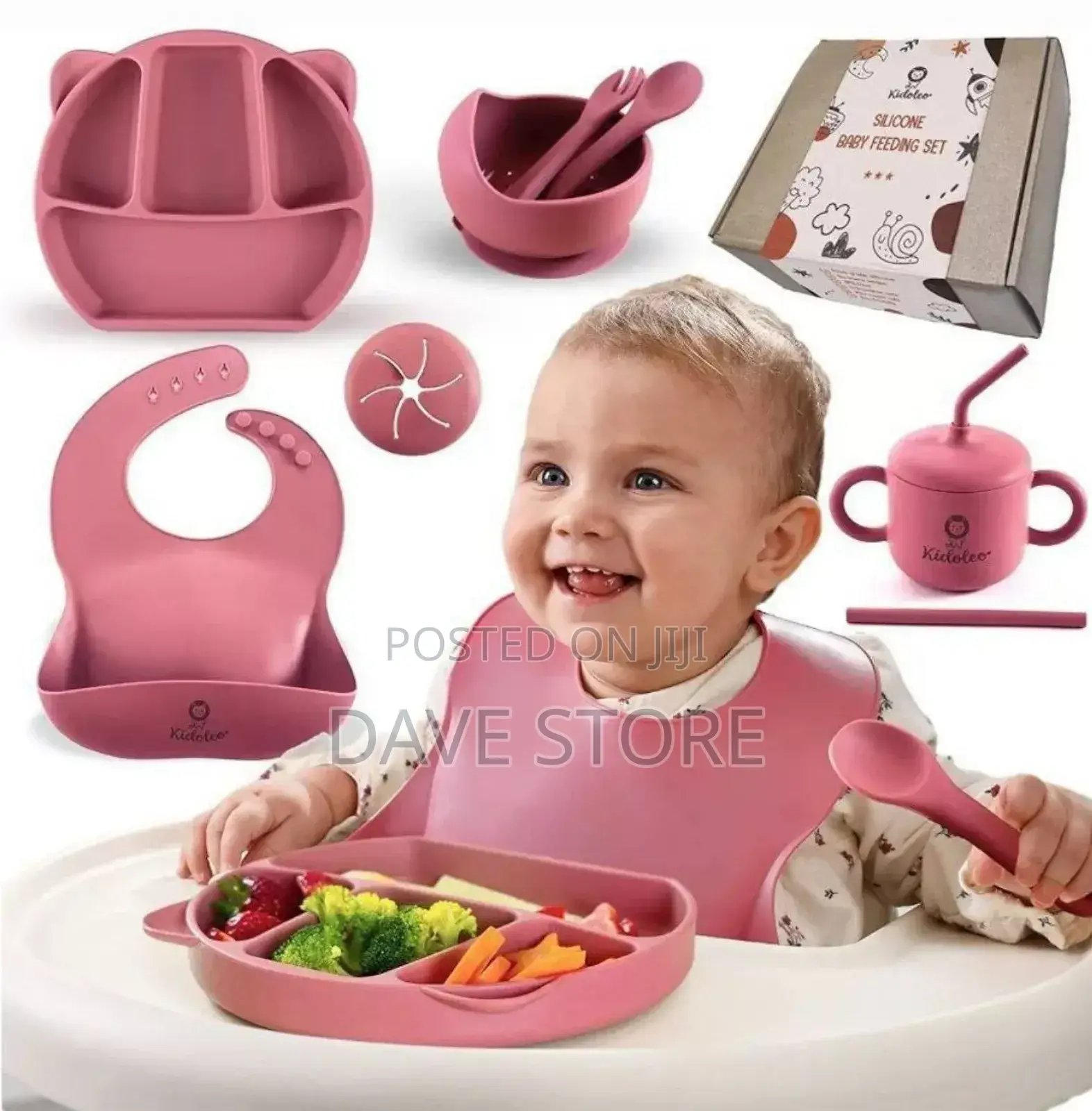 Silicone Dinnerware Bundle Includes: