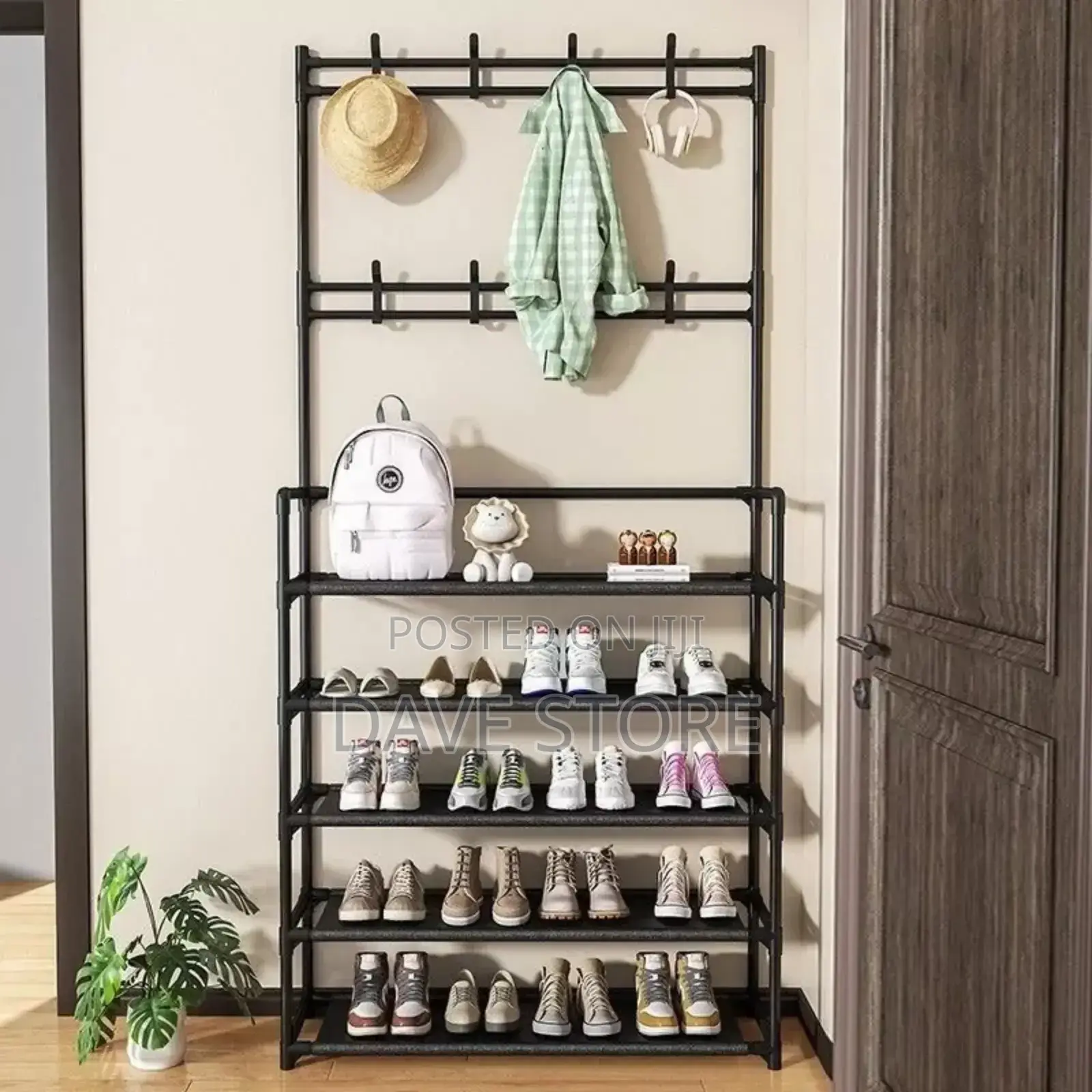 Simple Floor Clothes Rack