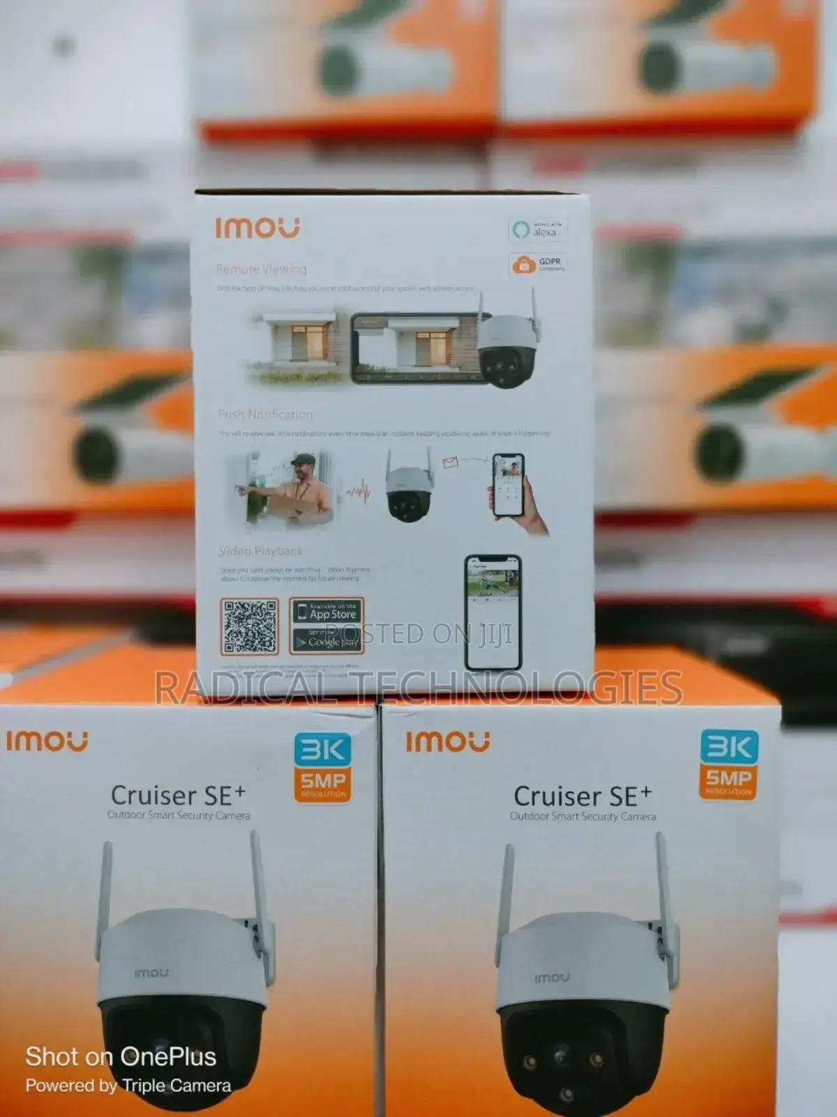 Imou 5mp 360° በጨለማ ከለር NVR Security Camera Mi Ezviz Imou