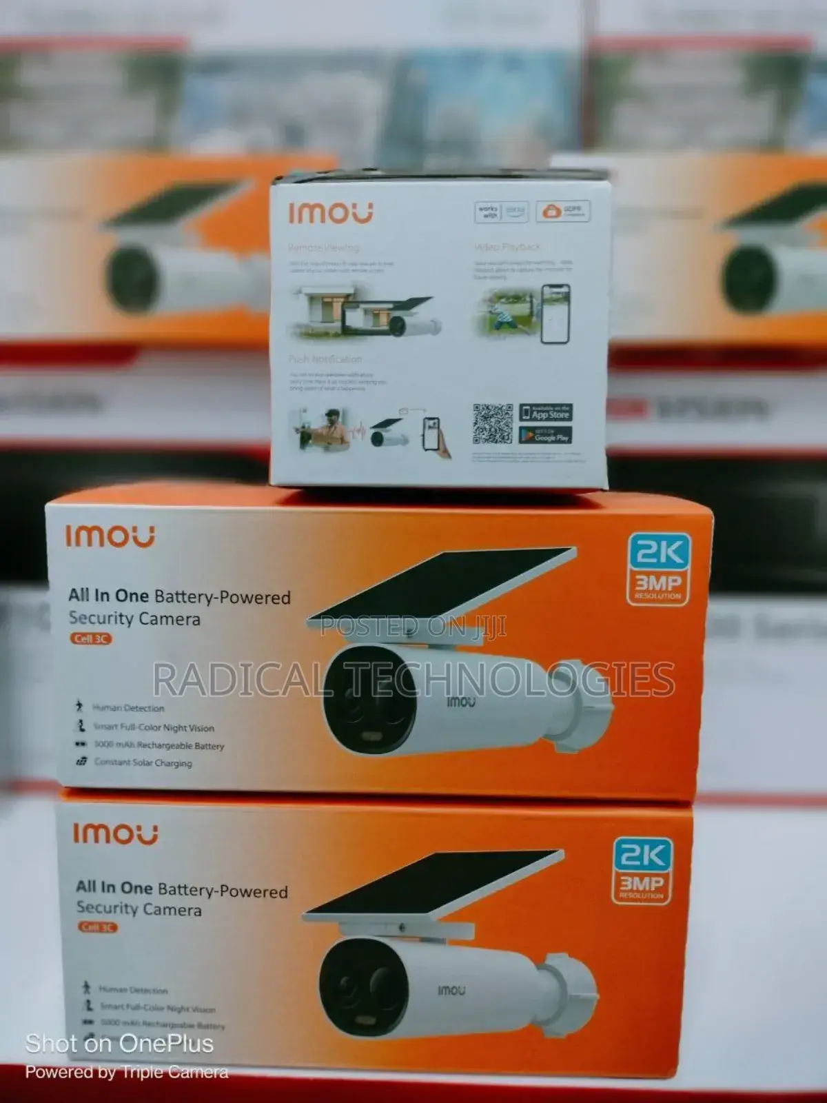 ቻርጁ 120 ቀን የሚቆይ Imou Cell3c Security Camera Xiaomi Mi NVR
