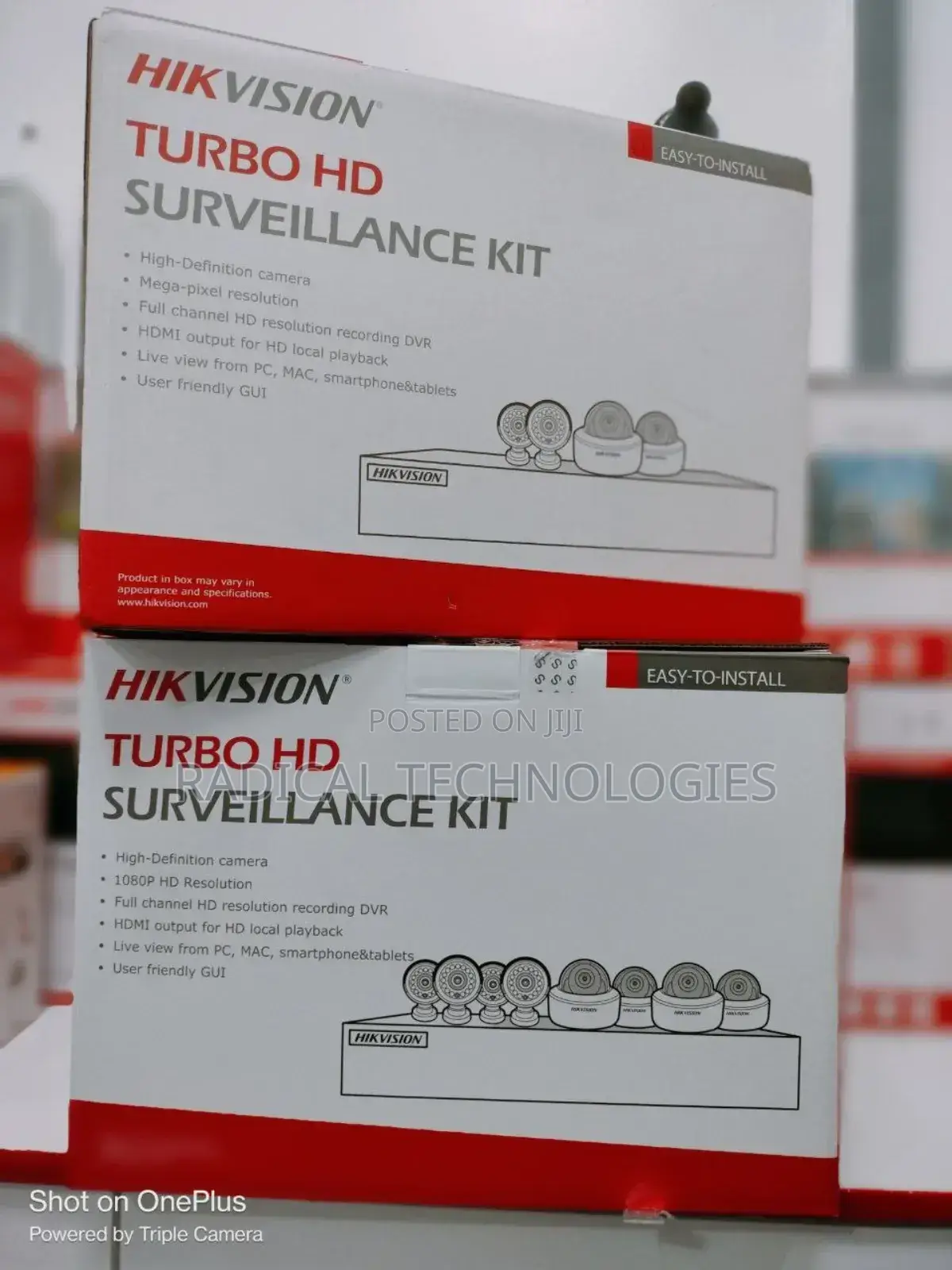 ባለ 8 ካሜራ ከነ ሪከርደሩ Security Camera Hikvision Xiaomi Mi Ezviz