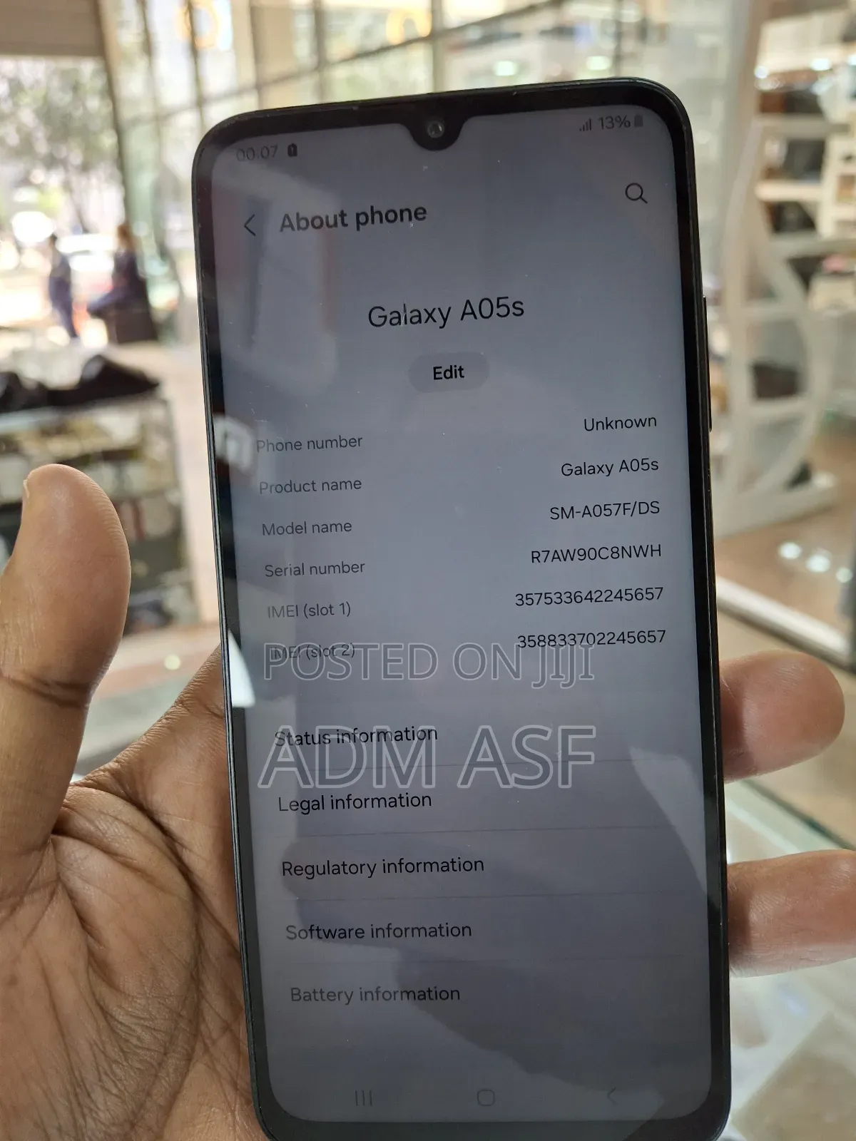 New Samsung Galaxy A05s 128 GB Black