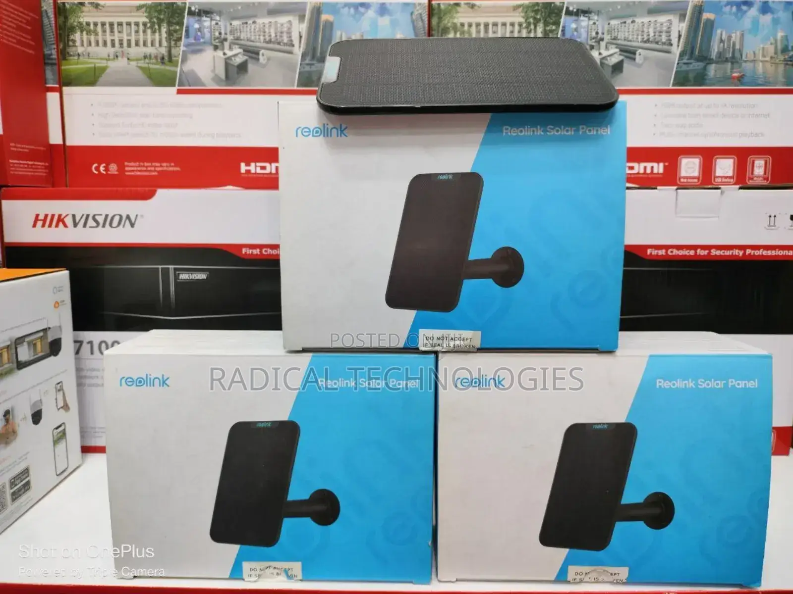 Solar Pannel for Security Camera Hikvision Mi Ezviz Imou