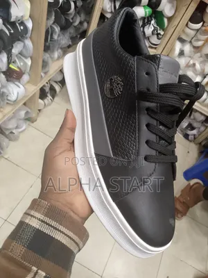 Photo - Timberland High Flat Smooth Shoes for Man's