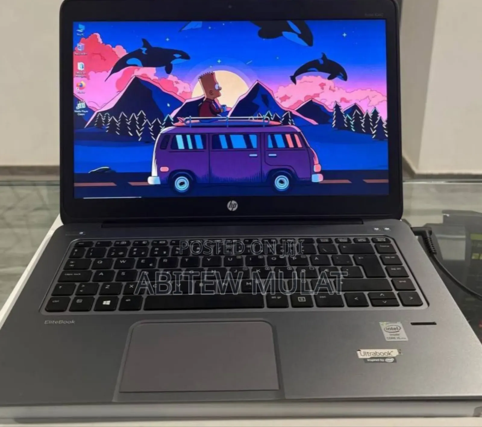 New Laptop HP EliteBook Folio G1 8GB Intel Core I5 SSD 256GB