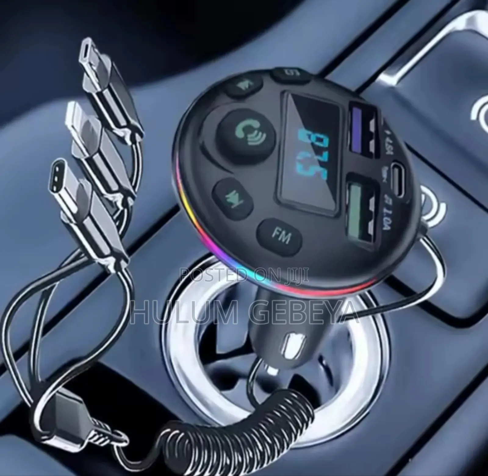 3 in 1 Car Charger and Mp3 Player