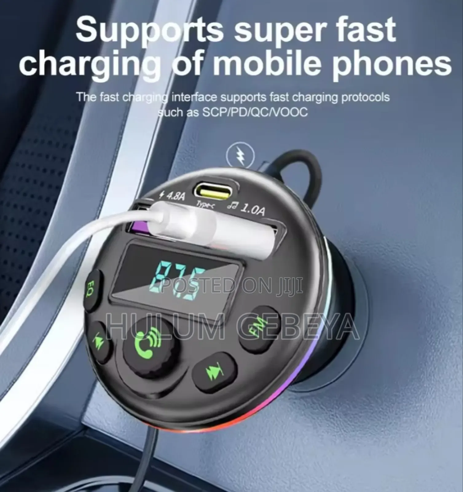 3 in 1 Car Charger and Mp3 Player