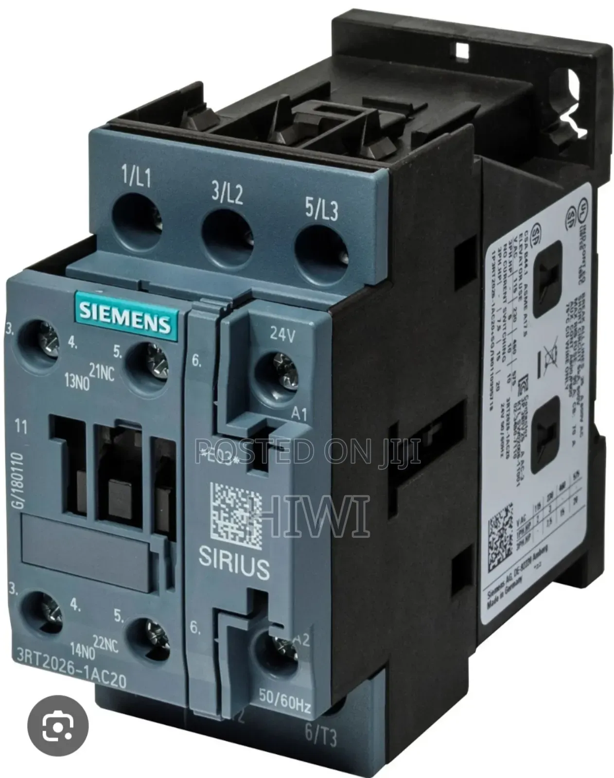Power Contactor Siemens German Model Number Is 3rt2026-1ac20