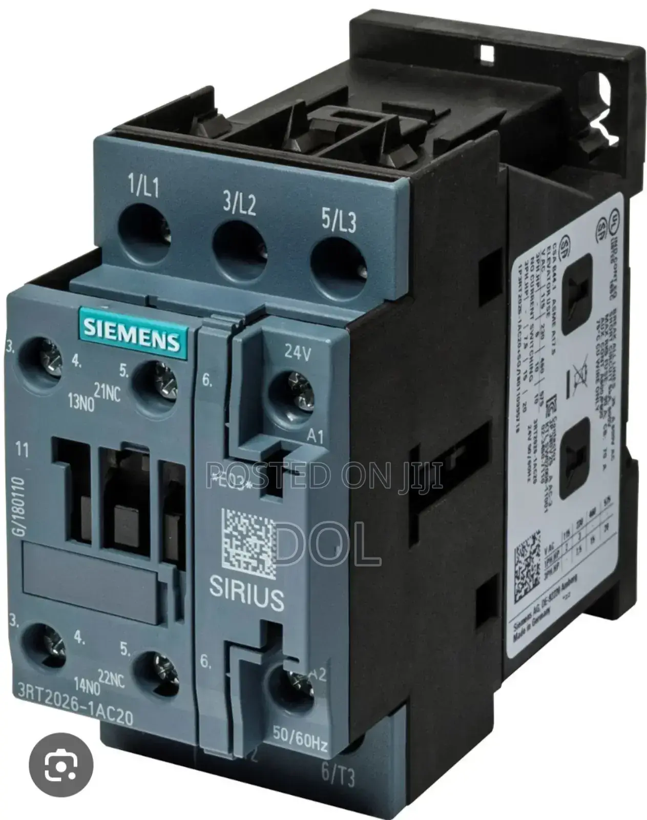 Power Contactor Siemens German Model Number Is 3rt2026-1ac20