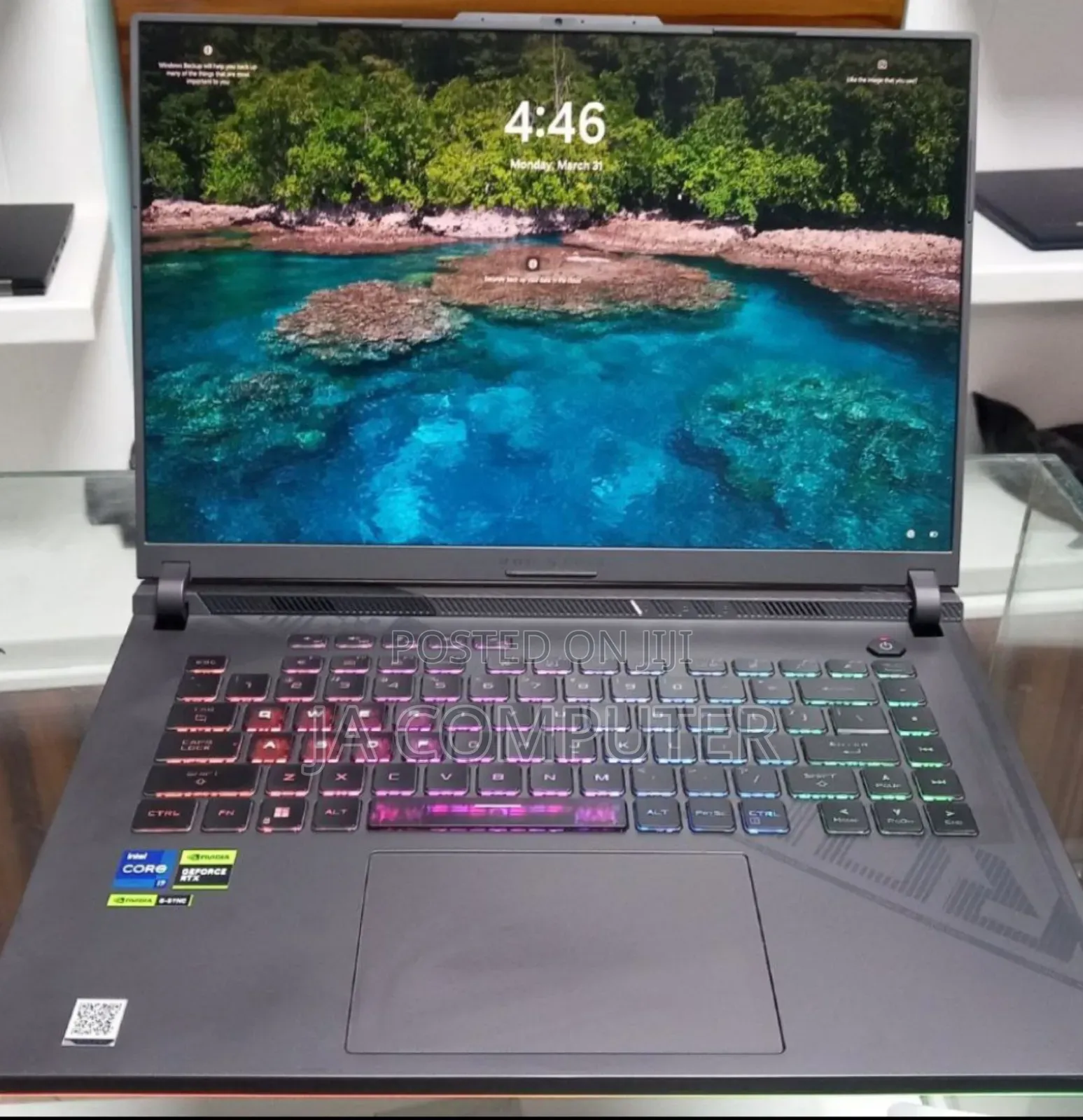 New Laptop Asus ROG Strix G15 16GB Intel Core I7 SSD 1T