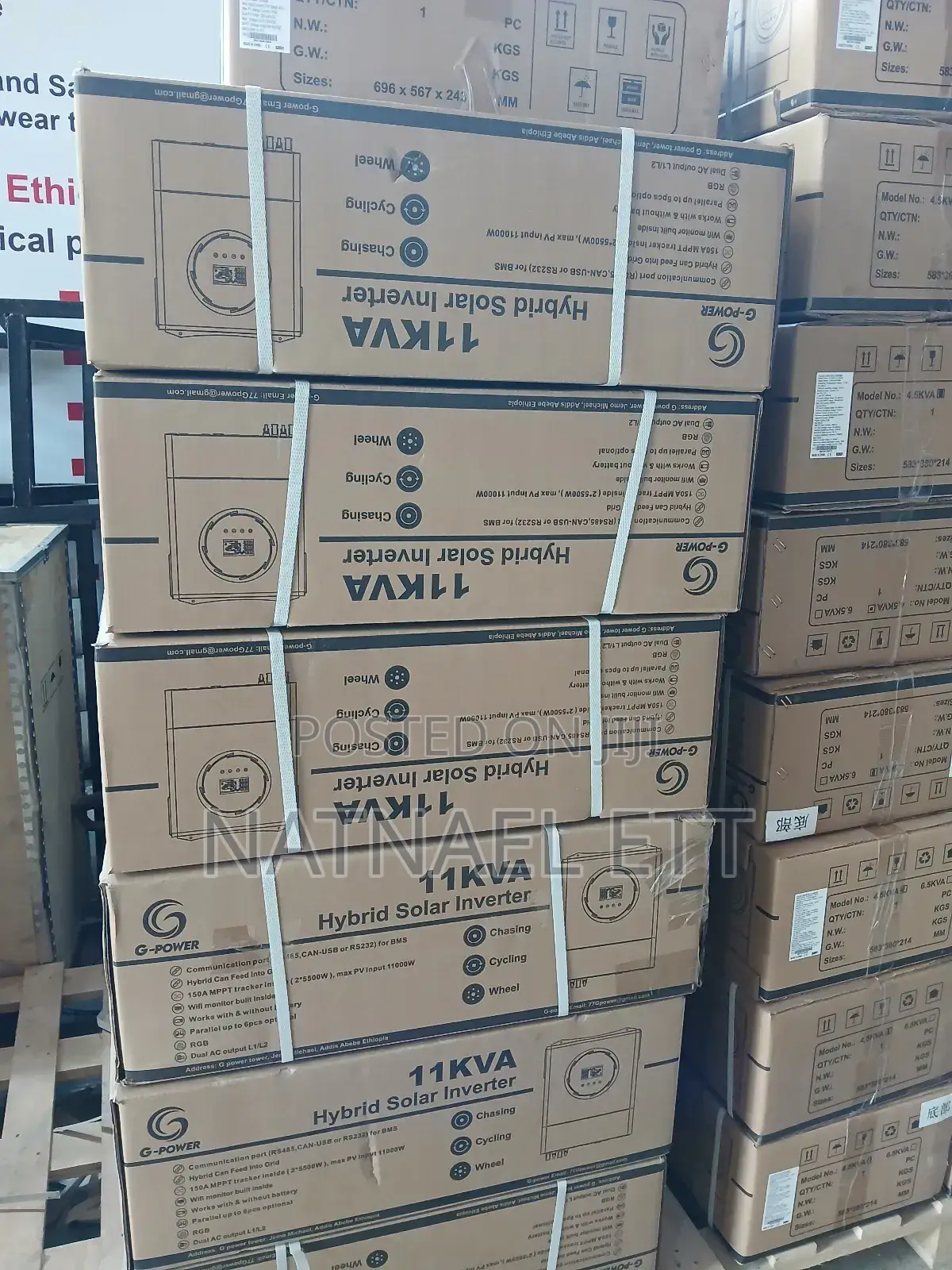 11kva Hybrid Inverter Lithium-Ion Batteries