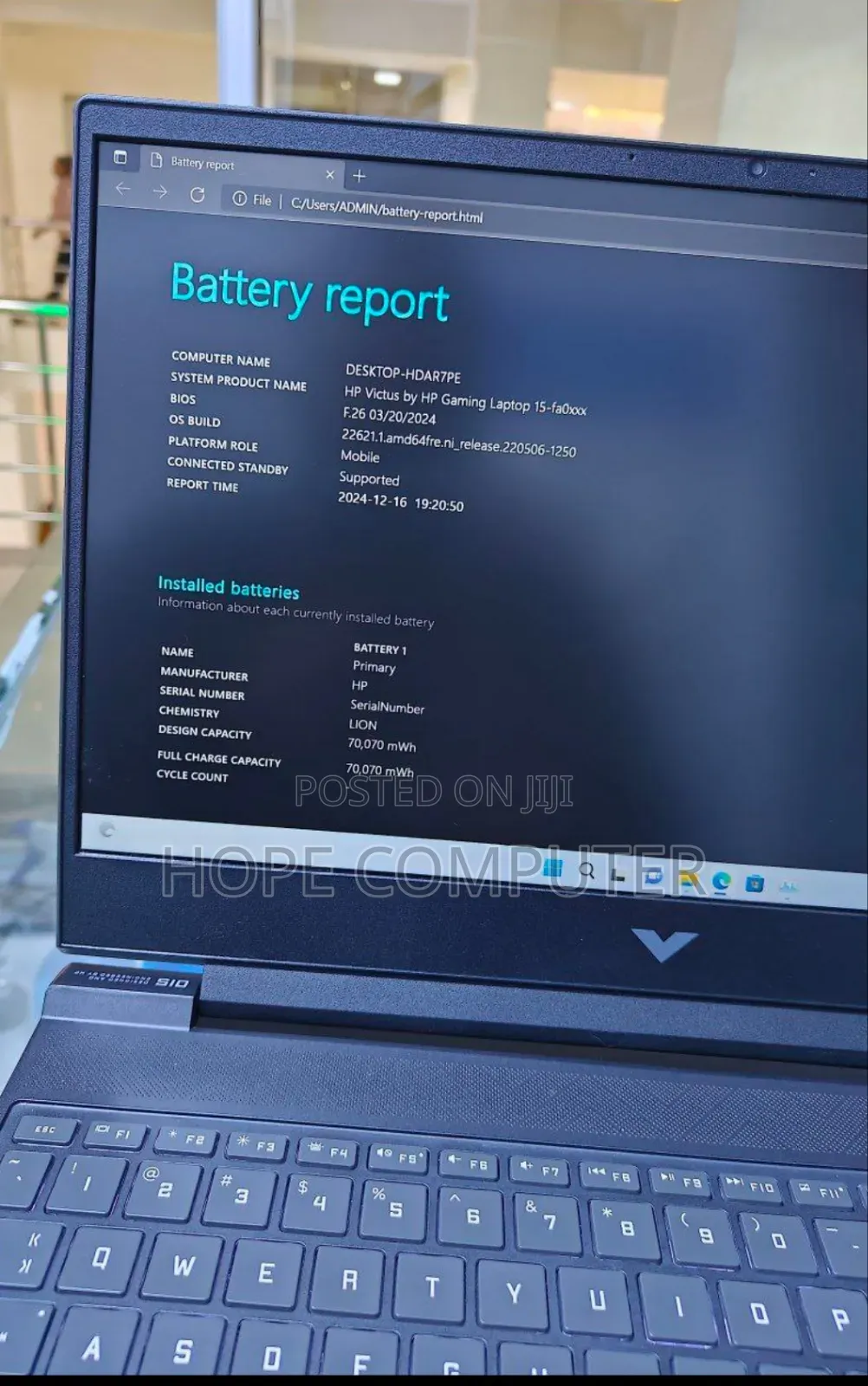 New Laptop HP Victus 15 16GB Intel Core I7 SSD 1T