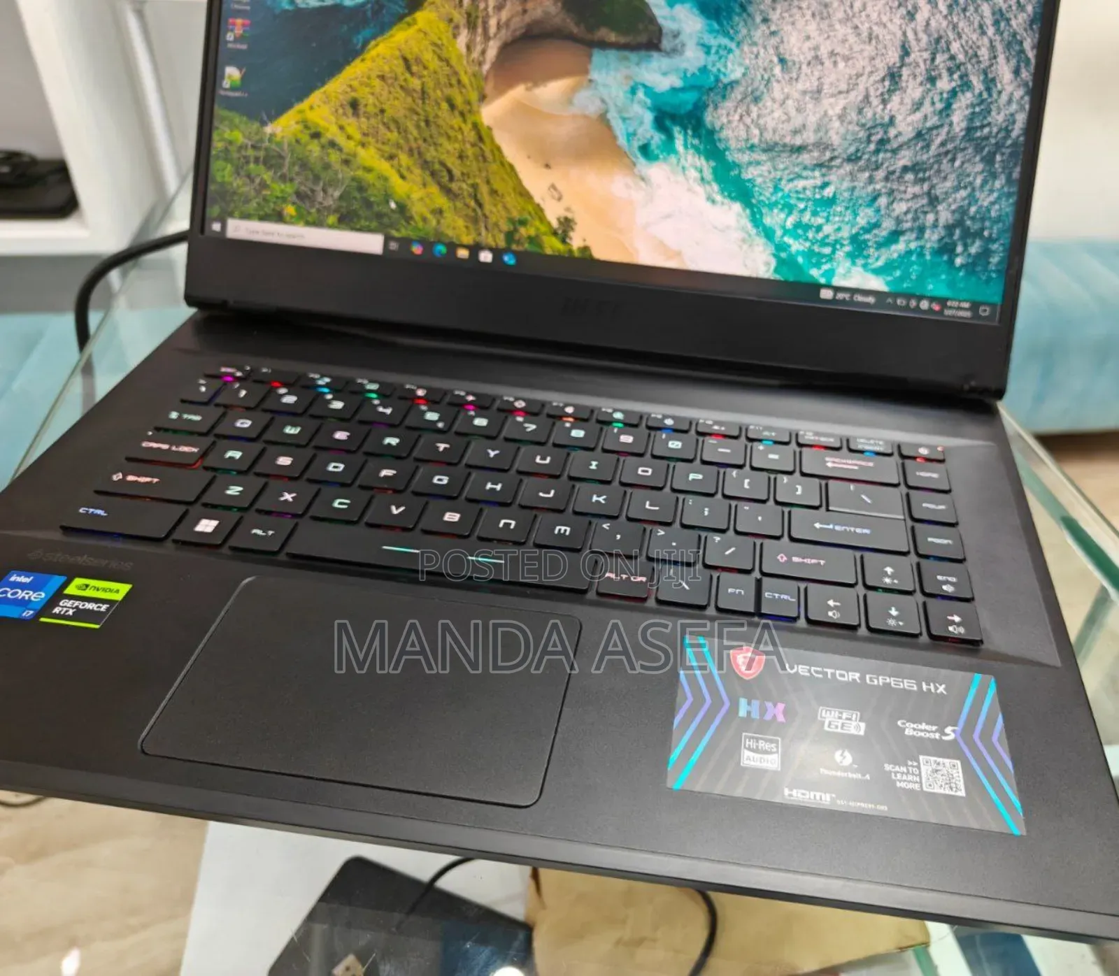 New Laptop MSI Vector GP68 HX 13V 32GB Intel Core I7 SSD 1T