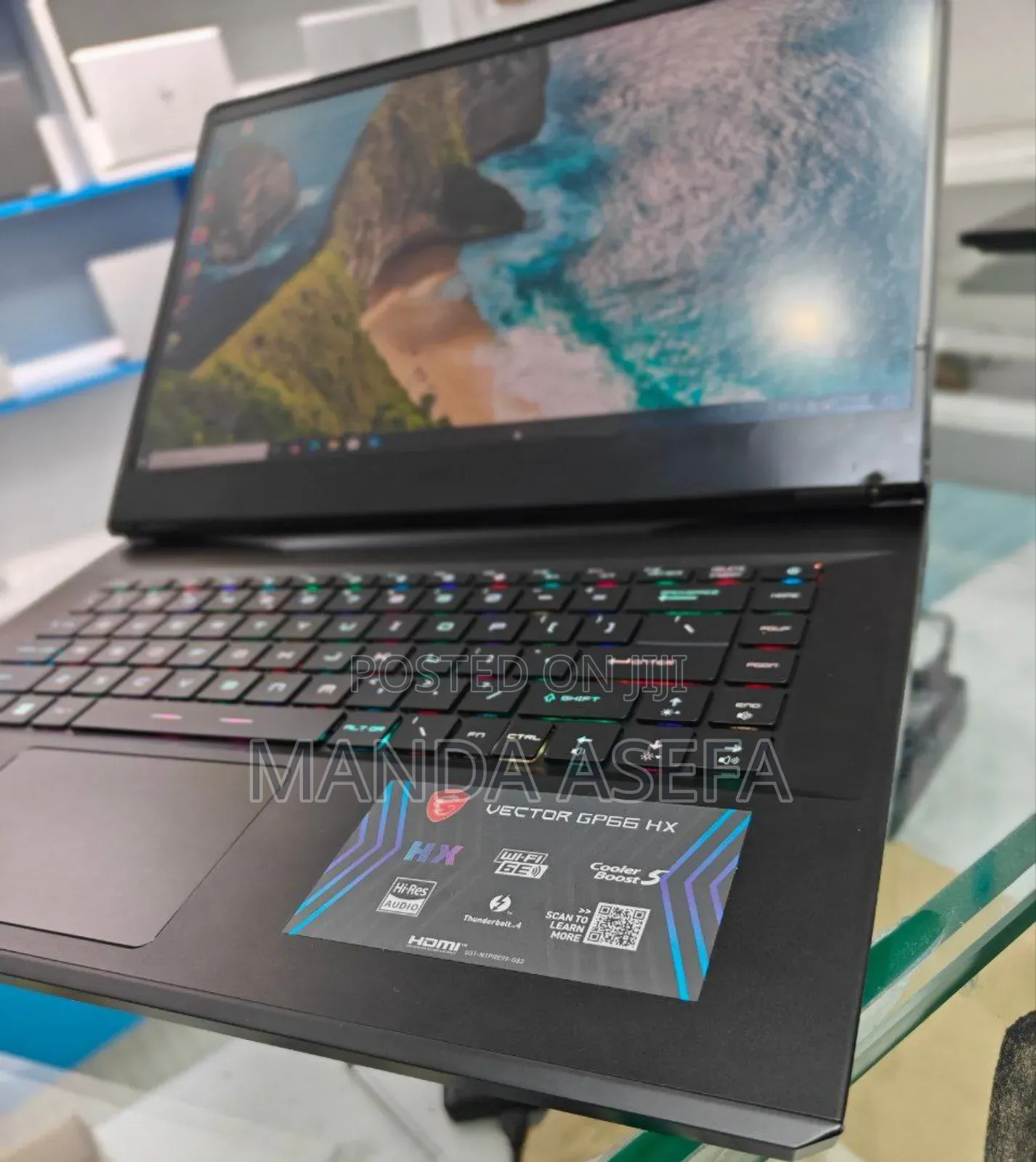 New Laptop MSI Vector GP68 HX 13V 32GB Intel Core I7 SSD 1T