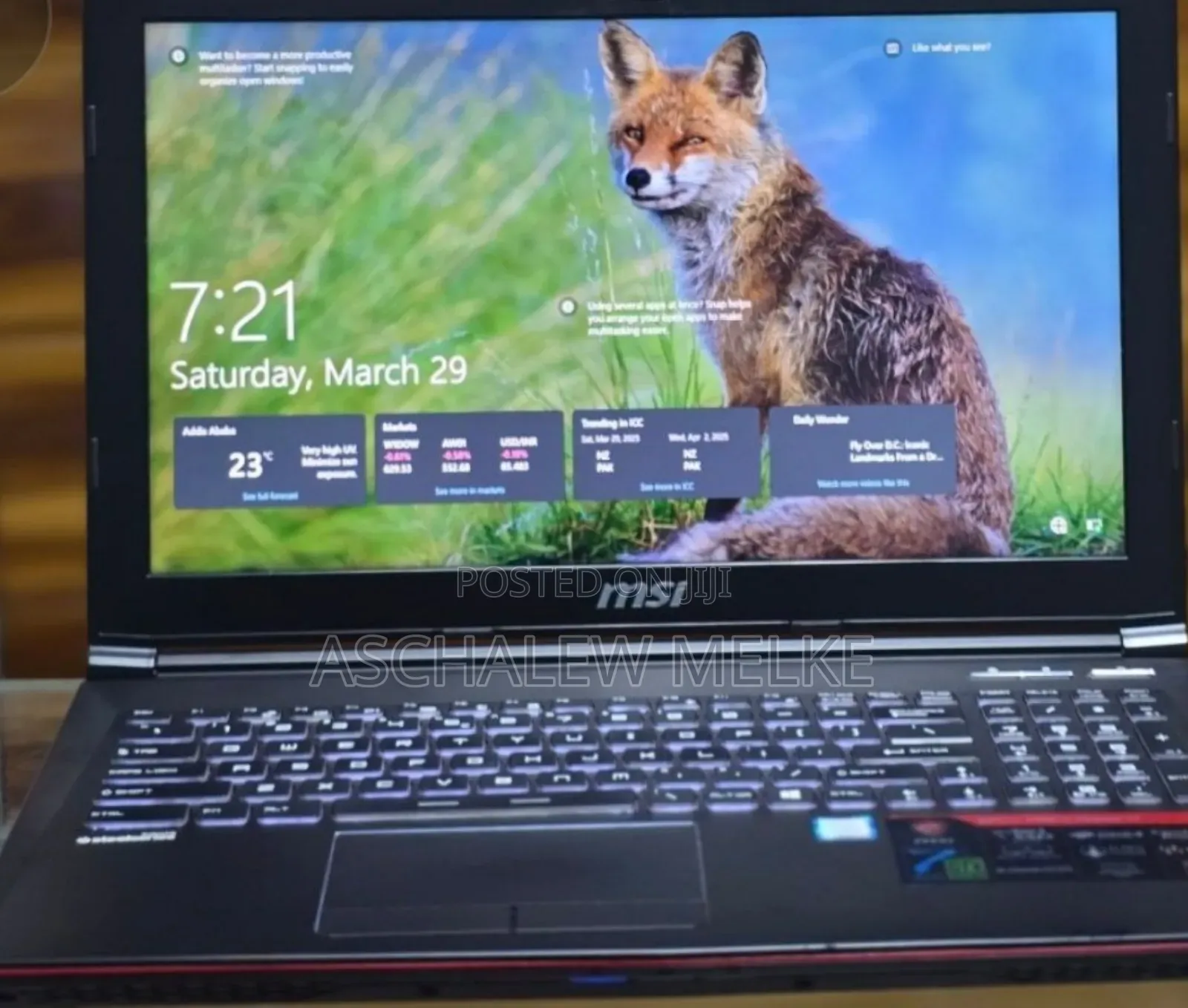 New Laptop MSI Katana 15 8GB Intel Core I5 HDD 1T