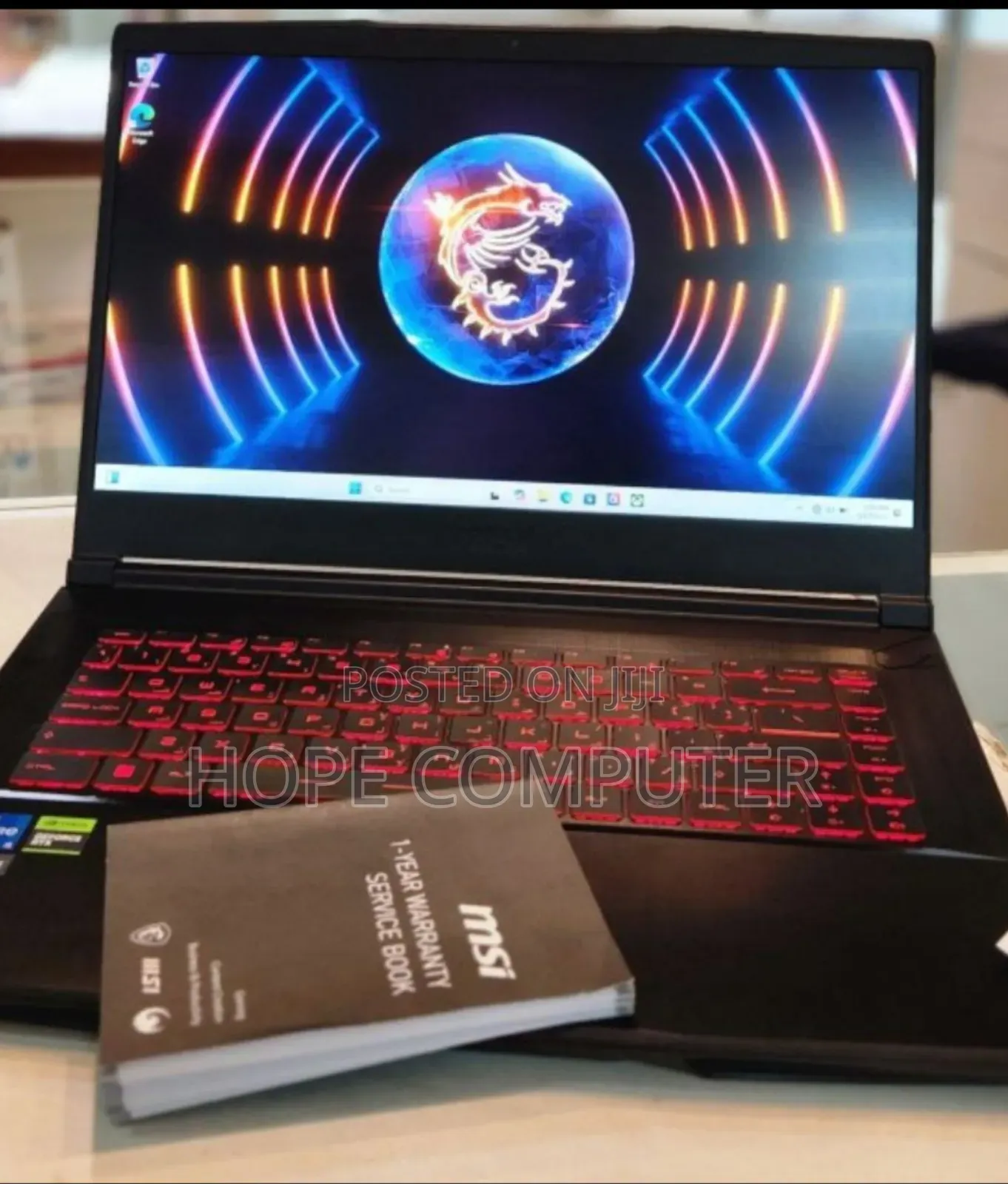 New Laptop MSI GF63 32GB Intel Core I5 SSD 512GB